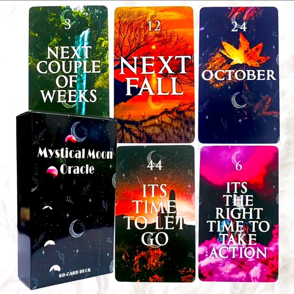 Mystical Moon Oracle: Illuminating Your Path with Lunar Wisdom Tarot Deck